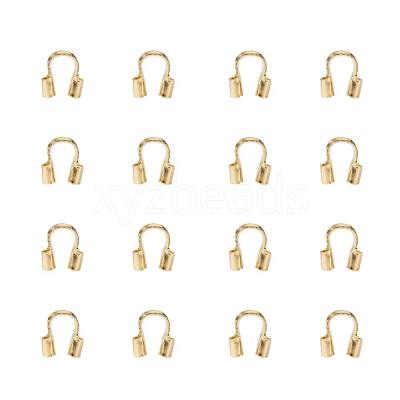 Eco-Friendly Rack Plating Brass Wire Guardians KK-I606-30G-NR-1