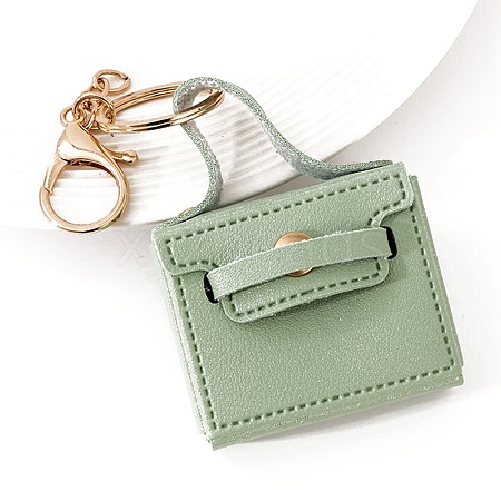 Portable PU Leather Bag Keychain PW-WGA9343-04-1