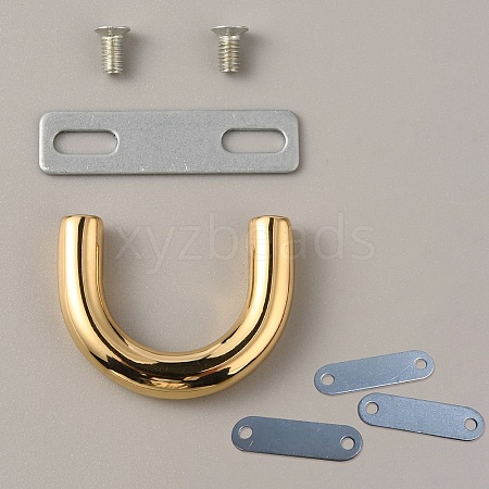 Alloy D-Ring Connector Buckles for Bag FIND-WH0036-94LG-1