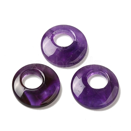 Natural Amethyst Pendants G-T122-76H-1