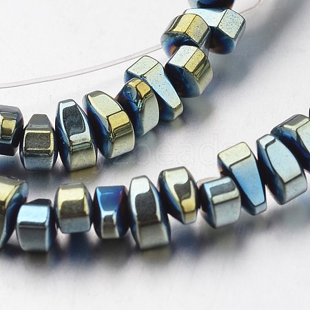 Electroplate Non-magnetic Synthetic Hematite Bead Strands G-F300-57-07-1