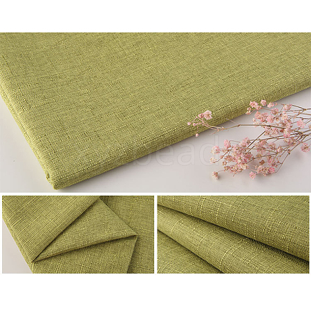 Polyester Imitation Linen Fabric DIY-WH0199-16E-1