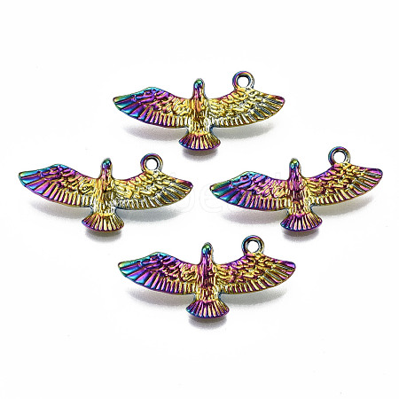 Rainbow Color Alloy Pendants PALLOY-S180-027-RS-1