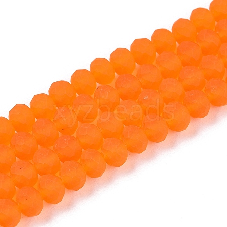 Transparent Glass Beads Strands X-EGLA-A044-T6mm-MD25-1