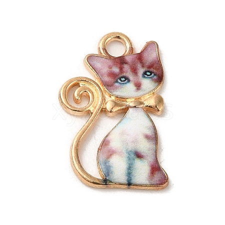 Alloy Enamel Pendants ENAM-T011-139G-1