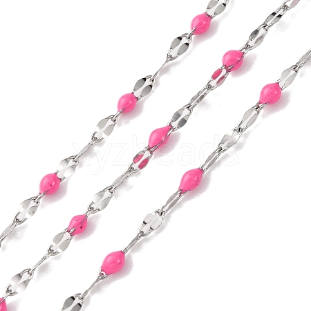 304 Stainless Steel Dapped Chains CHS-F002-A06-P-1
