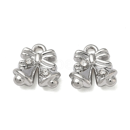 Christmas Alloy Crystal Rhinestone Pendants FIND-L026-01C-P-1