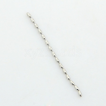 304 Stainless Steel Rice Bead Ball Chains CHS-A002A-1.5mm-1