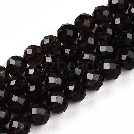 Natural Smoky Quartz Beads Strands G-T140-23B-1