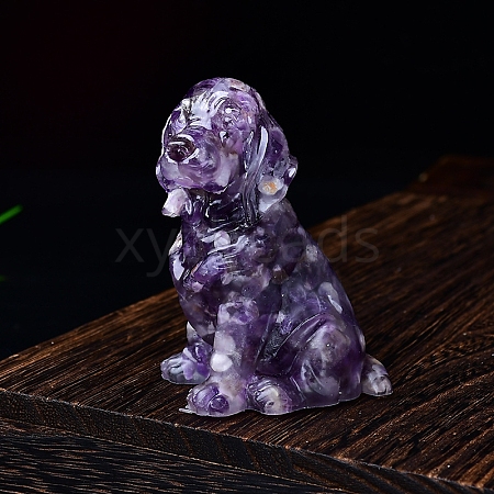 Resin Cocker Spaniel Sculpture Display Decorations PW-WGDC46E-06-1