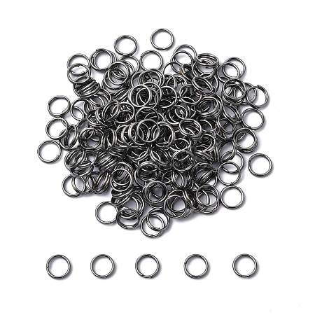 Iron Split Rings JRD6MM-01B-NF-1