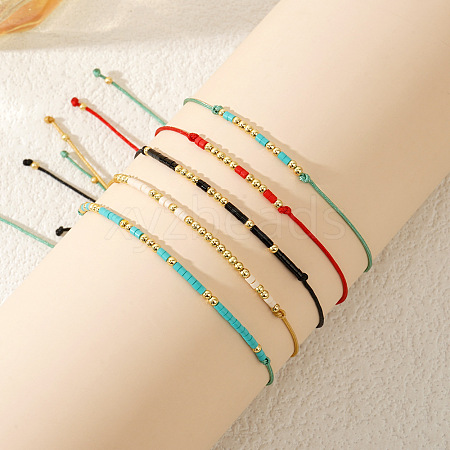Glass Bead Bracelet Sets for Women PH1817-1