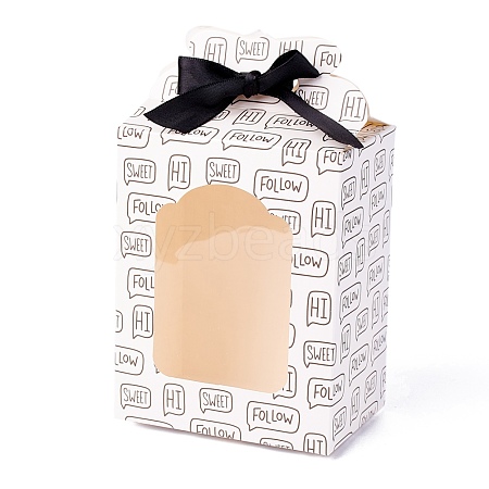 Rectangle Foldable Creative Paper Gift Box CON-O005-02-1
