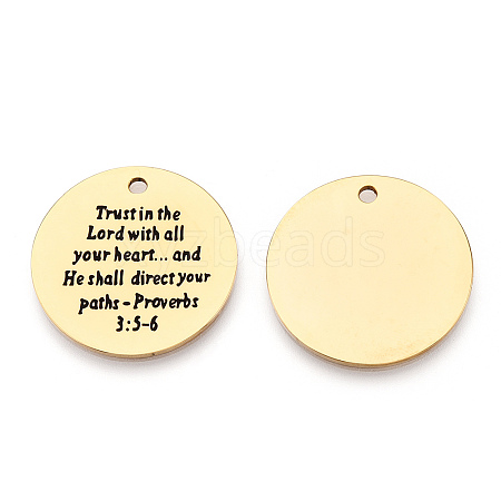 201 Stainless Steel Pendants LS-STAS-T064-37G-23-1