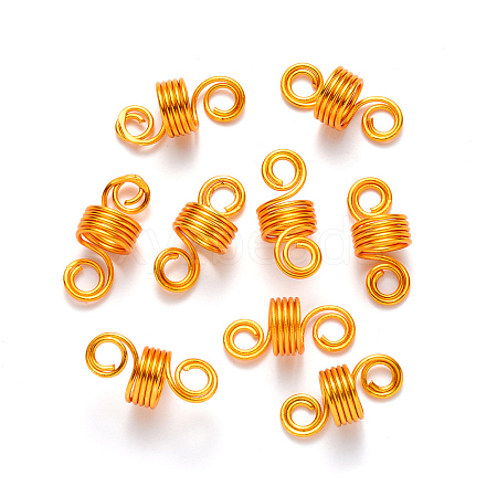 Aluminum Hair Braid Dreadlock Beads X-ALUM-S017-001A-1