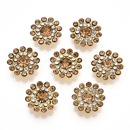 Rhinestone Buttons RB-YWC0001-01F-1