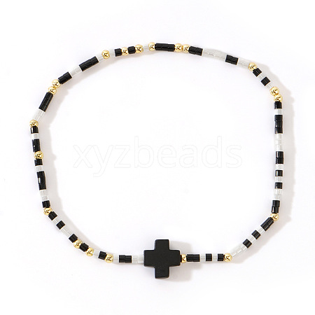 Bohemian Style Glass Seed Beads Stretch Bracelets LD4628-1-1