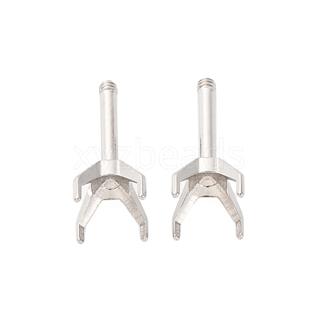 304 Stainless Steel Stud Earring Findings STAS-B091-02B-05P-1