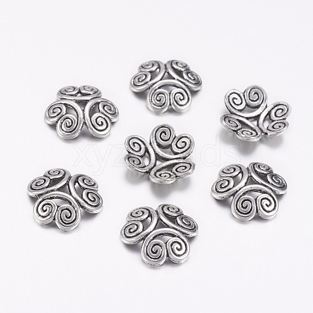 Tibetan Style Bead Caps X-EA483Y-1