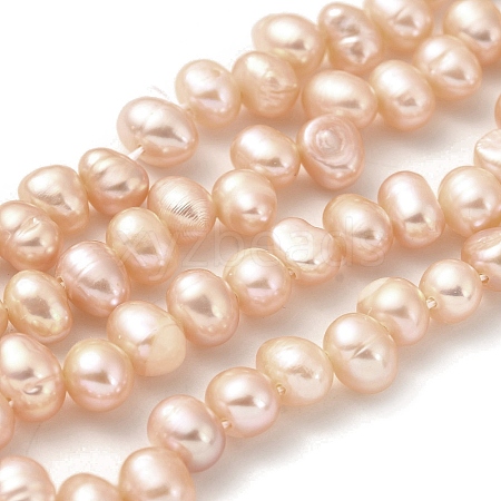 Natural Cultured Freshwater Pearl Beads Strands PEAR-A006-25A-1
