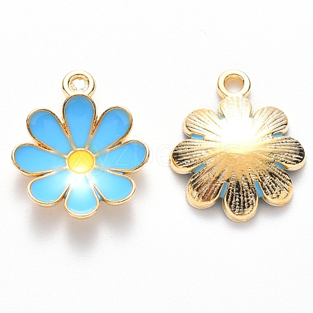 Alloy Enamel Pendants ENAM-S121-116E-1