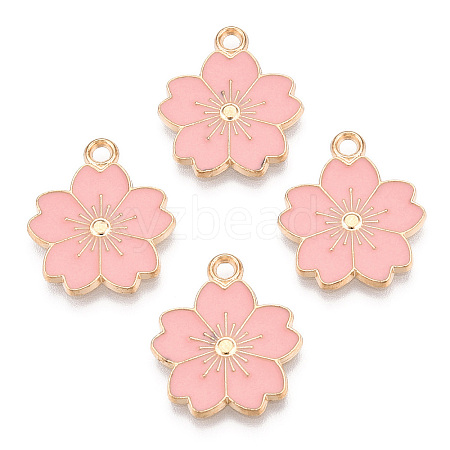 Alloy Enamel Pendants X-ENAM-S121-115J-1