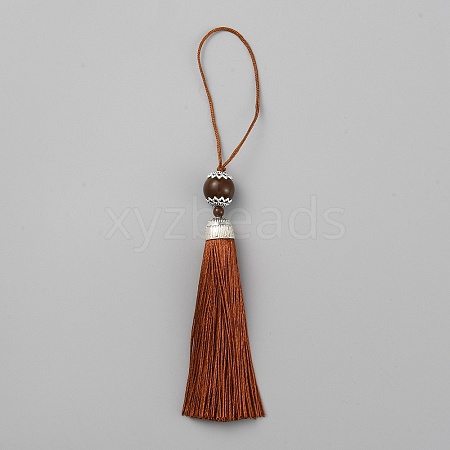 Polyester Tassel Big Pendants Decorations HJEW-TAC0019-01E-1