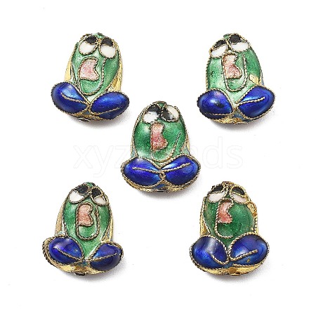 Handmade Cloisonne Beads CLB-Q002-06A-1