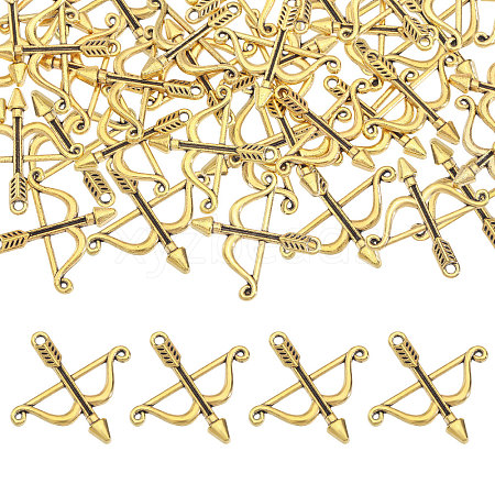 100Pcs Tibetan Style Alloy Pendants FIND-CA0010-59AG-1