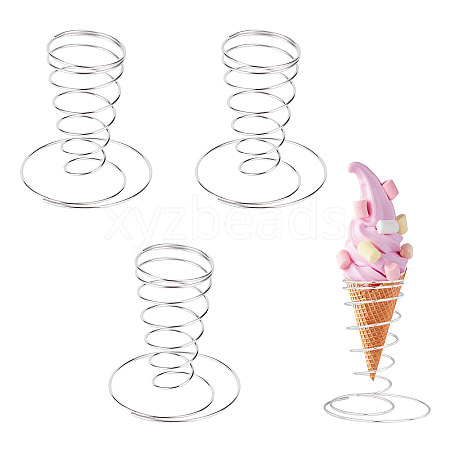 304 Stainless Steel Food Cone Diplay Stand DJEW-WH0018-21-1