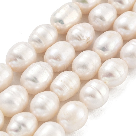 Natural Cultured Freshwater Pearl Beads Strands PEAR-P062-13C-1