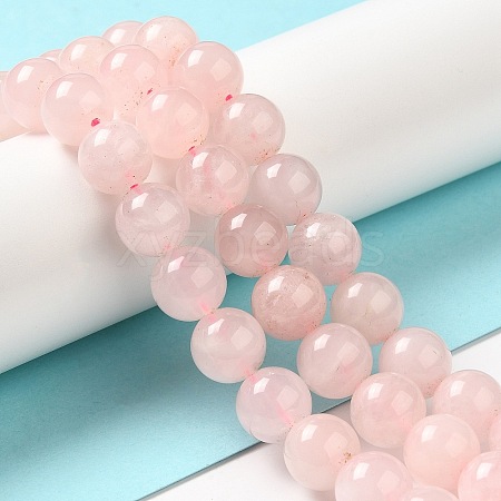 Natural Madagascar Rose Quartz Beads Strands G-F641-01-D-1