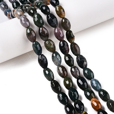 Natural Indian Agate Beads Strands G-T138-180E-1