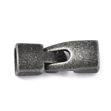304 Stainless Steel Snap Lock Clasps STAS-A138-01AS-1