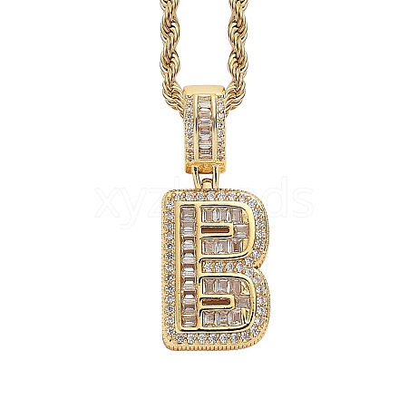 Brass Micro Pave Cubic Zirconia Pendants PW-WG3207D-03-1