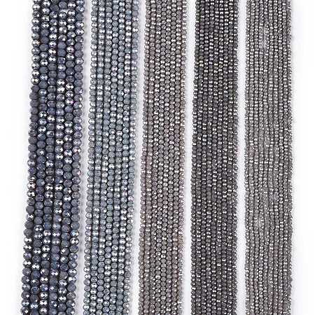 Electroplate Glass Beads Strands LS-EGLA-A044-P8mm-B10-1