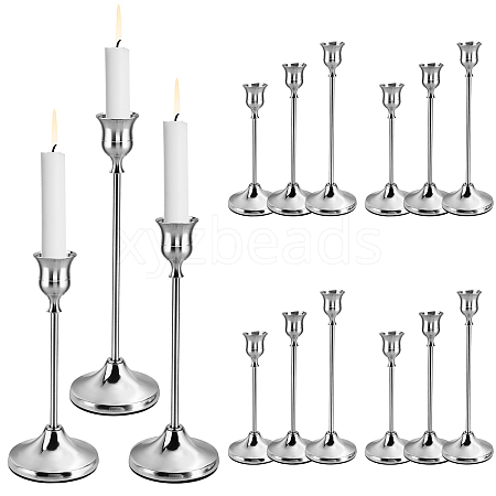 3Pcs 3 Styles Metal Candle Holder Sets DIY-WA0001-37P-1