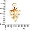 Brass Micro Pave Cubic Zirconia Pendants KK-L209-095G-3