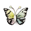 Butterfly Transparent Resin Brooch LS-JEWB-M047-01G-1