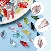 50Pcs Handmade Gold Sand Lampwork Beads LAMP-FS0001-22-2