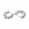 Rack Plating Brass Hoop Earrings for Women EJEW-H091-15P-2