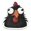 50Pcs Chicken Paper Self-Adhesive Picture Stickers AJEW-S086-07-3