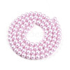 Baking Painted Pearlized Glass Pearl Bead Strands HY-N002-4mm-C03-3