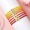 7Pcs Glass Seed Beads Stretch Bracelets for Women BJEW-MZ00279-1