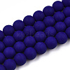Opaque Glass Beads Strands X-GLAA-T032-P8mm-MD03-1