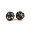 Brass Rhinestone Beads RB-A011-12mm-01AB-NF-4