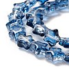 Transparent Glass Beads Strand X1-GLAA-F112-02H-4