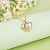 Brass Micro Pave Clear Cubic Zirconia Diffuser Locket Pendants ZIRC-SZ0003-57-5