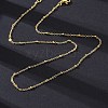 Brass Satellite Chains Necklaces for Women NJEW-D302-61G-5