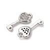 Brass Micro Pave Cubic Zirconia Pendants ZIRC-L105-05A-P-2